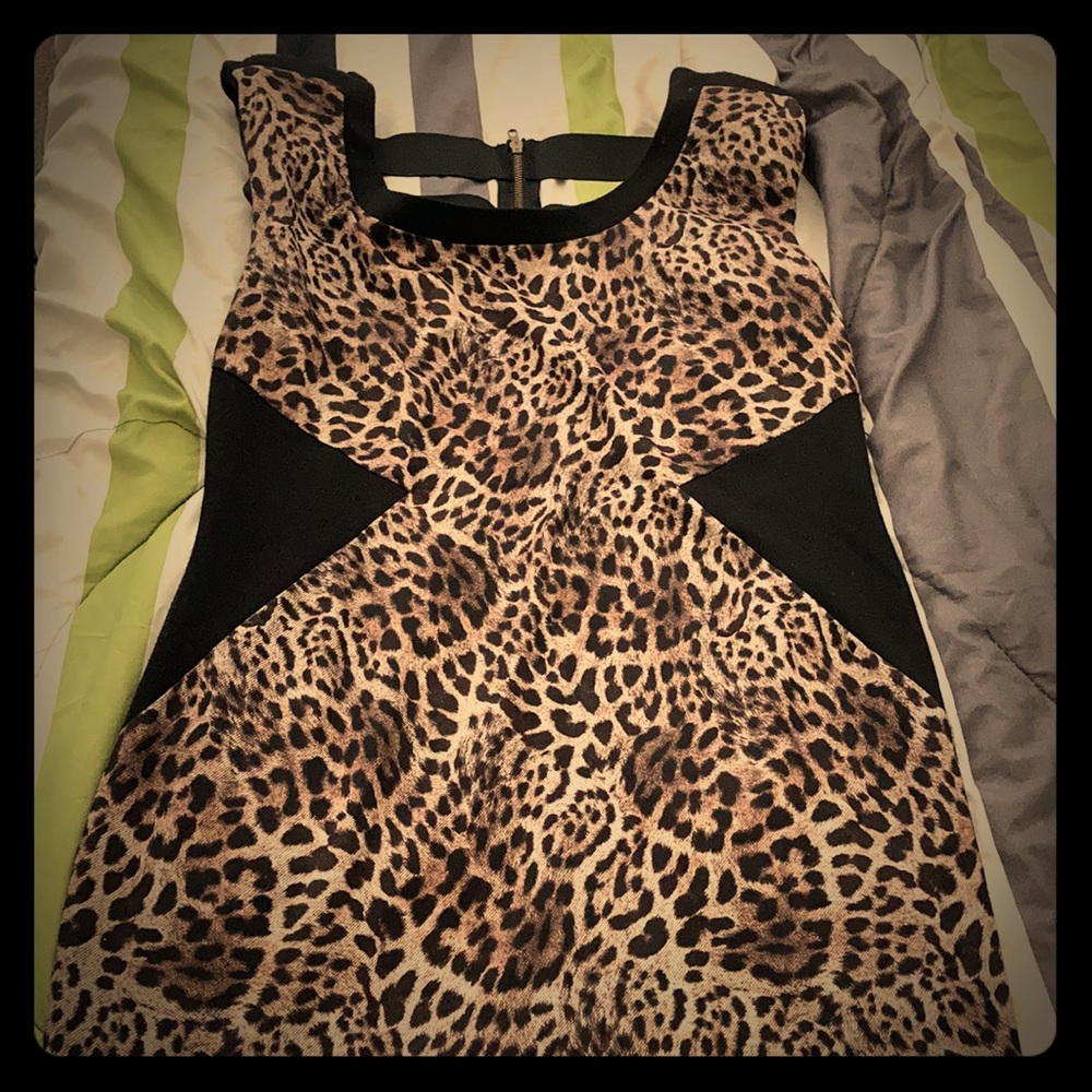 Leopard print dress